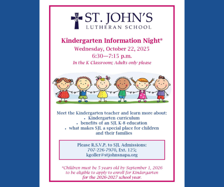 Kindergarten Information Night – October 22, 2025