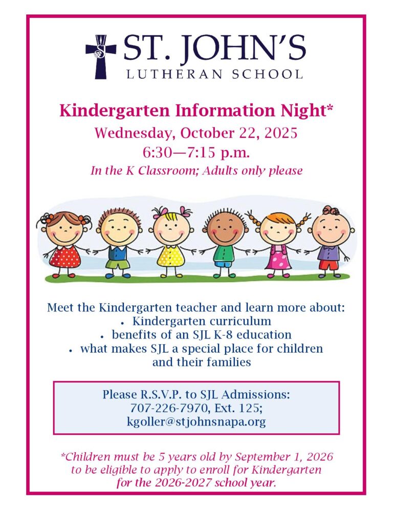 Kindergarten Information Night